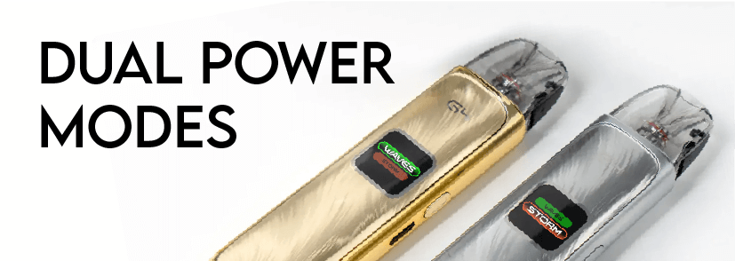 Uwell Caliburn G4 dual power modes