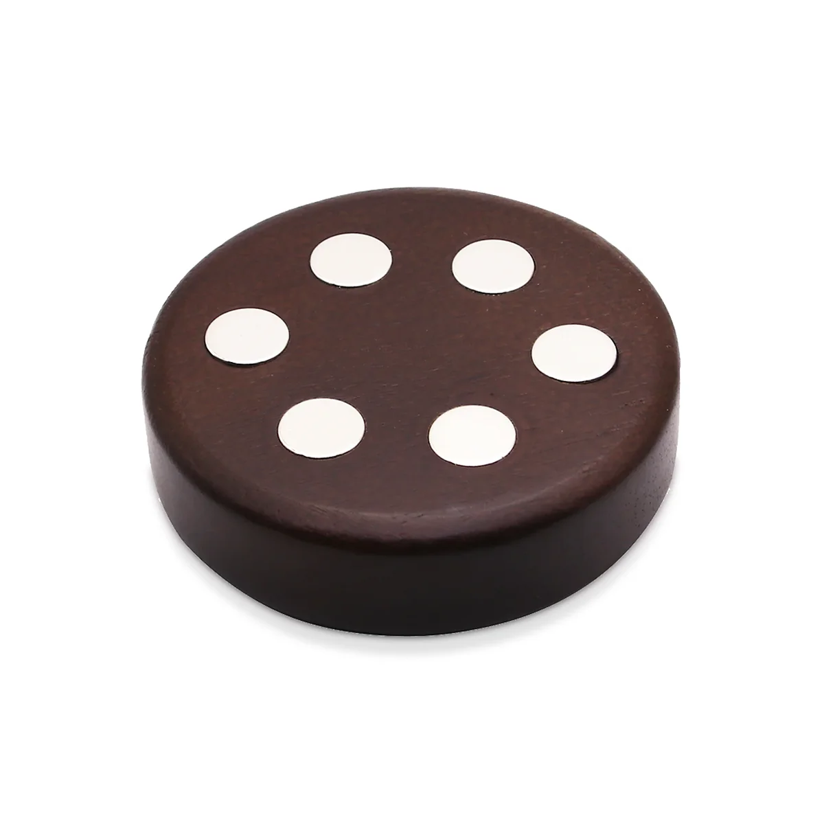 6 strong magnet round wooden stand for dynavap 3.webp
