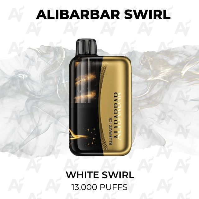 Alibarbar Swirl White 13000 Puffs