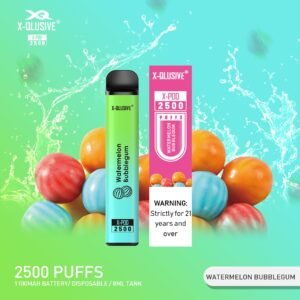 X - Qlusive X - Qlusive Watermelon Bubblegum 2500 Puffs