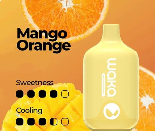 Waka Smash Mango Orange 6000 Puffs
