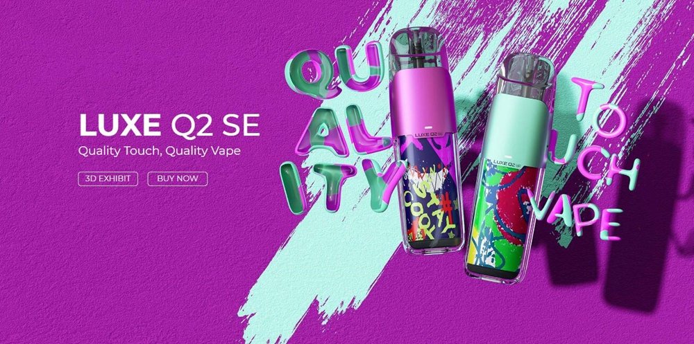 Vaporesso LUXE Q2 SE pod kit with graffiti design
