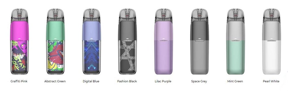 Vaporesso LUXE Q2 SE pod kit in eight colours