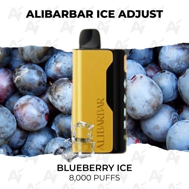 Alibarbar Ice Adjust Blueberry 12000 Puffs