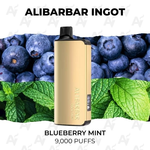 Alibarbar Ingot Blueberry Mint 9000 Puffs