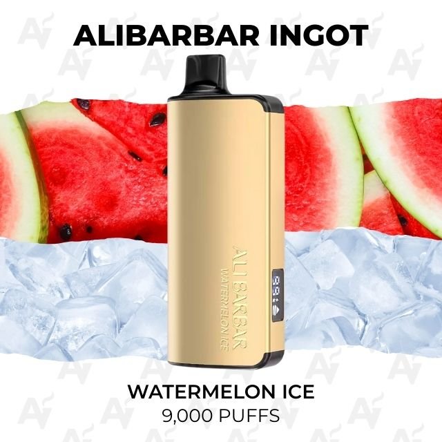 Alibarbar Ingot Watermelon Ice 9000 Puffs