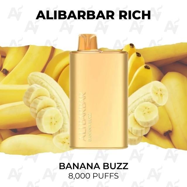 Alibarbar Rich Banana Buzz 8000 Puffs
