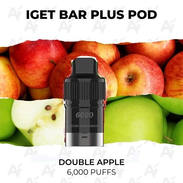 IGET Bar Plus Pods Double Apple 6000 Puffs