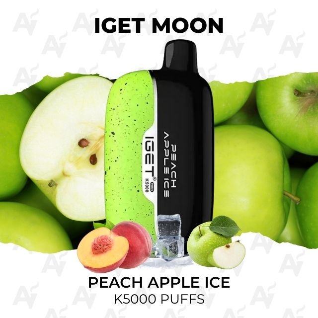 IGET Moon Peach Apple Ice 5000 Puffs