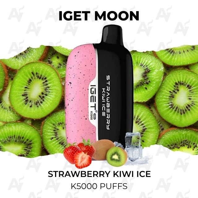 IGET Moon Strawberry Kiwi Ice 5000 Puffs